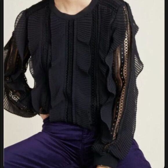 NWT Anthropologie Daniel Rainn Augusta Blouse XS #009 - Picture 1 of 4